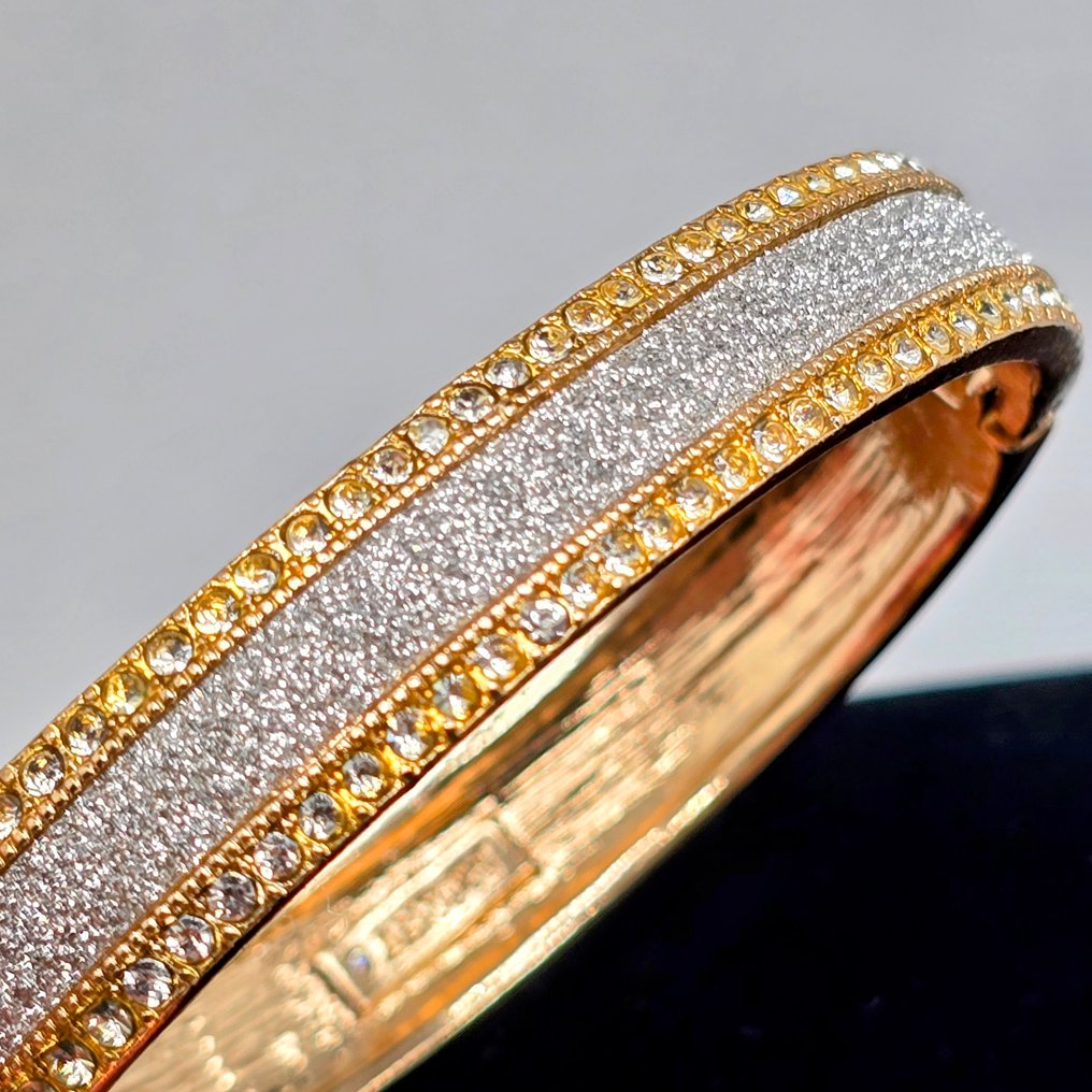 Monet - 鍍金 - 手鈪 - 复古明亮水晶 #1.0