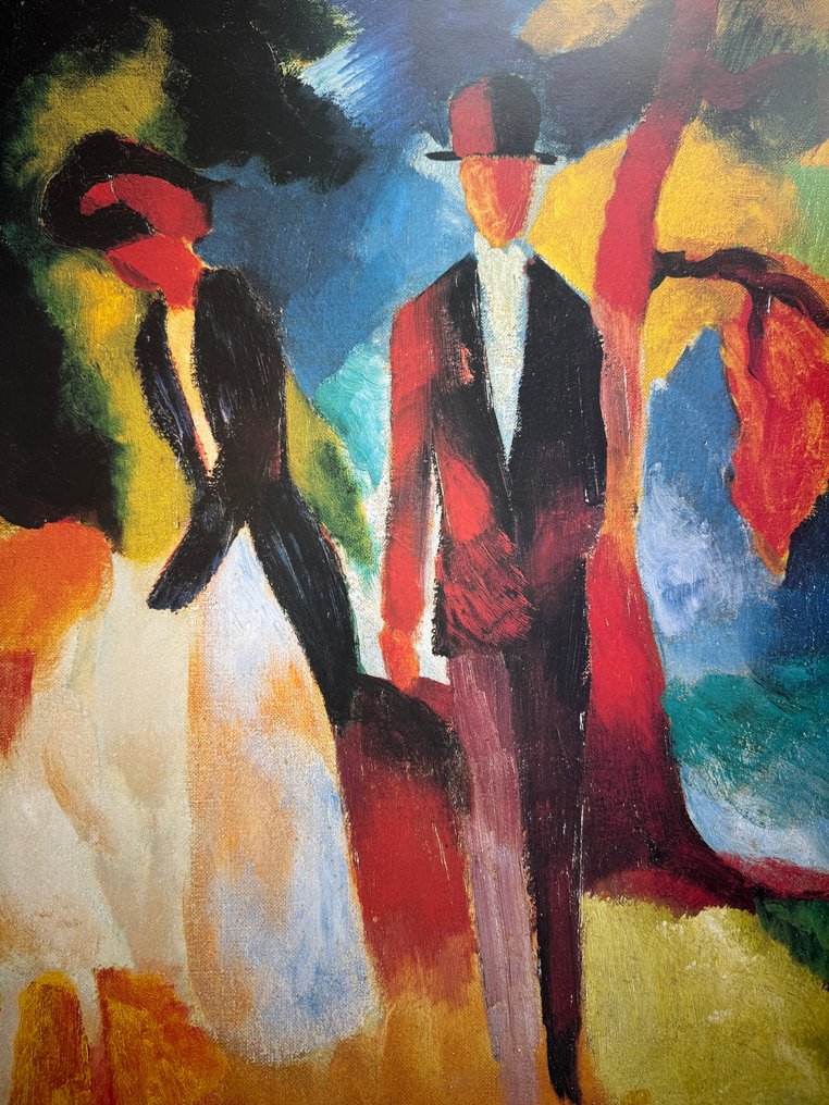 Auguste Macke (1887-1914) - Couple dans un parc #4.3