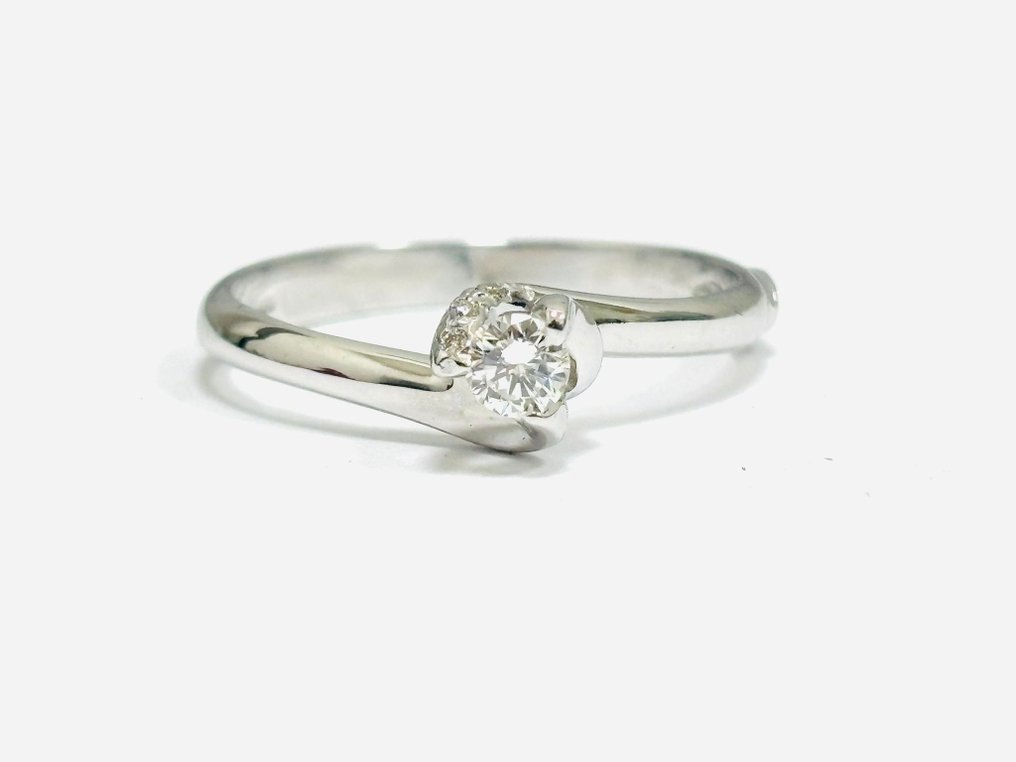 Other brand - 訂婚戒指 - 18 克拉 白金 - 0.27ct. tw. 鉆石 (天然) - 鉆石 - Kirico - 意大利制造 #1.0