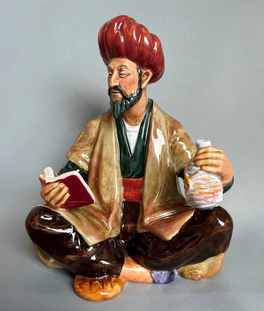 Royal Doulton - Figuriini - Omar Khayyám (11e–12e eeuw), beroemde Perzische dichter en filosoof - Posliini #1.0