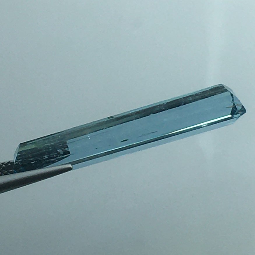 没有保留价 - 1 pcs 蓝色 海蓝宝石 - 12.43 ct - 国际宝石研究院(IGI) - 天然海蓝宝石 #4.3