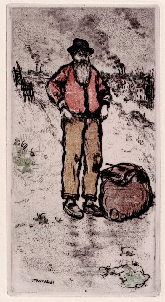 Jean-François Raffaëlli (1850–1924) - The Rag-Picker - 1911 #1.0