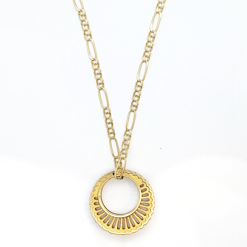 Necklace with pendant - 18 kt. Yellow gold #1.0