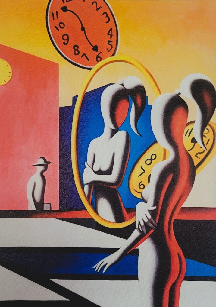 Mark Kostabi (1960) - New reflex ( unicosoggetto firmato ) : T/P 1 / 1 #1.0