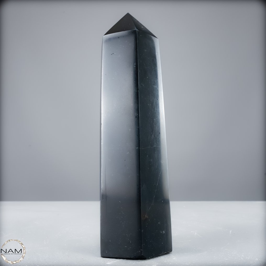 天然黑色碧玺 方尖碑- 979.16 g #2.1