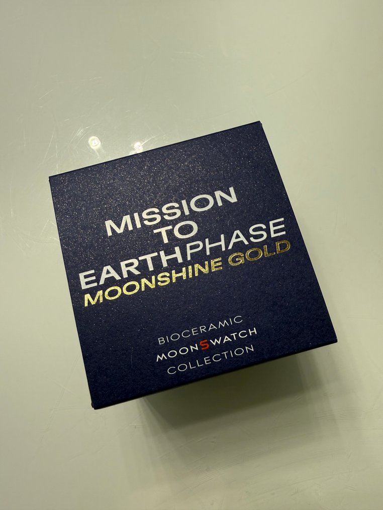 Omega x Swatch - LIMITED EDITION - Mission To Earthphase - MOONSHINE GOLD - No reserve price - SO33N703L - Unisex - 2025 #3.2