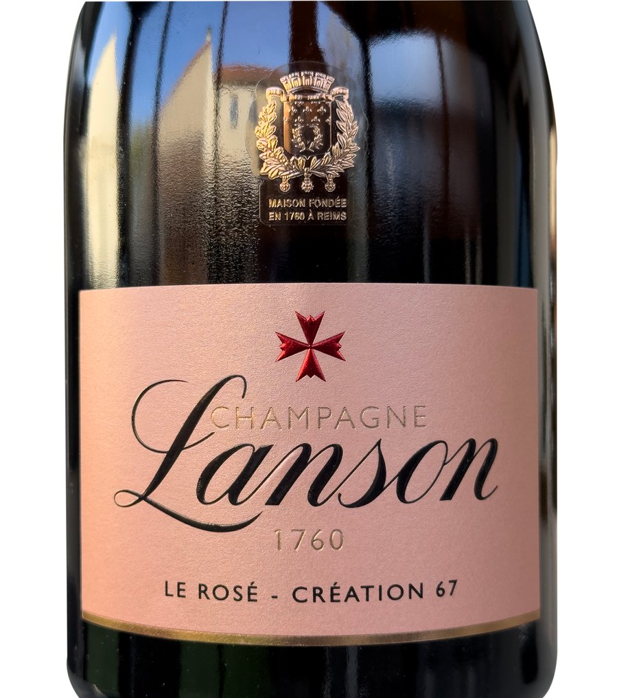 Champagne Lanson, "Le Rosé Création" - Champagne - 6 Bottles (0.75L) #2.1