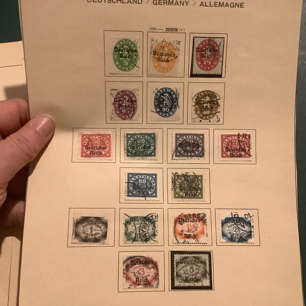 Γερμανική Αυτοκρατορία 1903/1942 - Ολοκληρωμένη συλλογή υπηρεσιών σε σελίδες άλμπουμ. - Michel 1/177 #3.2