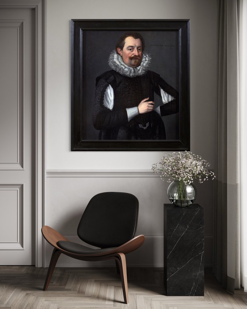 Lorenz Strauch (1554–1630), 归因于 - Ritratto di gentiluomo #4.3