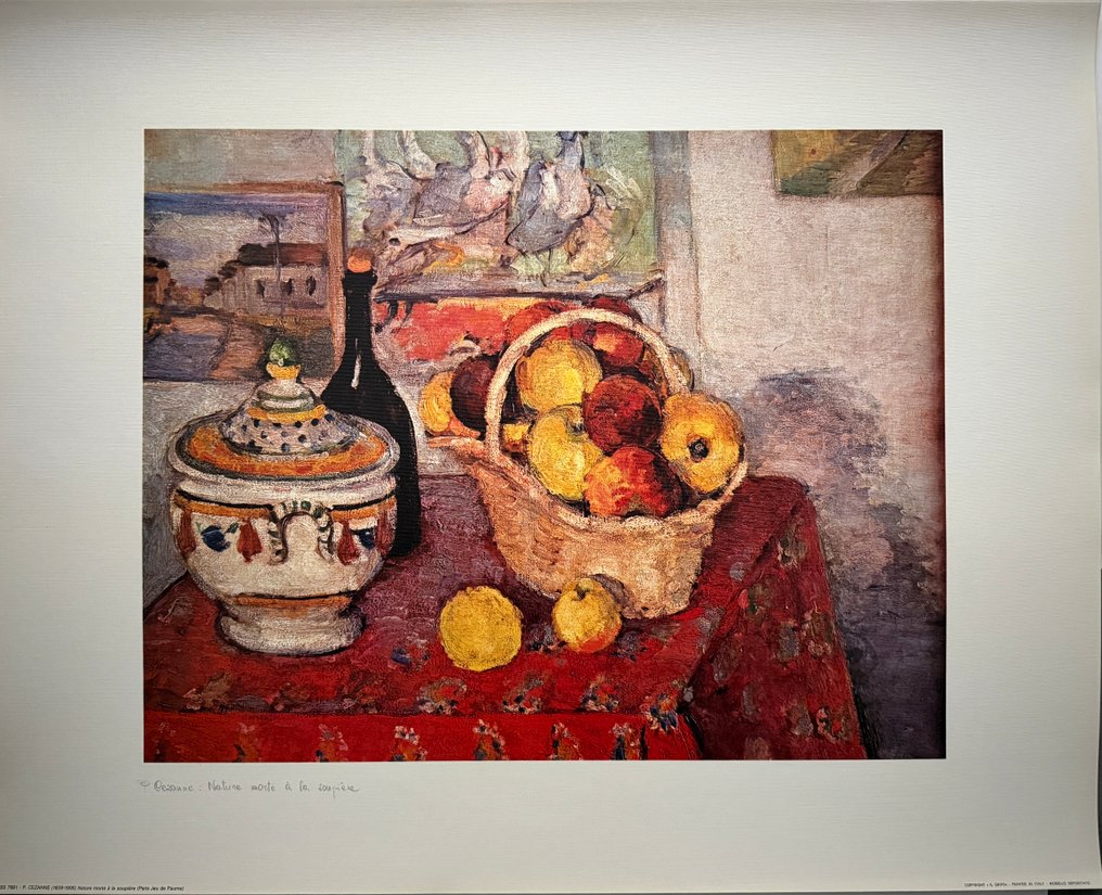 Paul Cézanne (1839-1906) - Nature morte  et la soupi ère #1.0