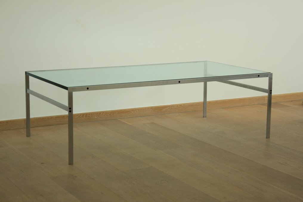 Bo-Ex - Preben Fabricius & Jørgen Kastholm - 咖啡桌 - BO-551 - 钢, 玻璃 #1.0