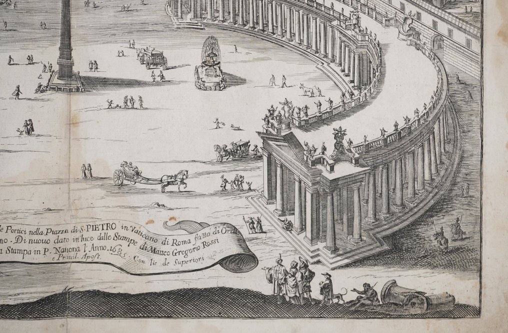 Italy - Roma; Rossi - S. Pietro in Vaticano - 1681-1700 #4.3