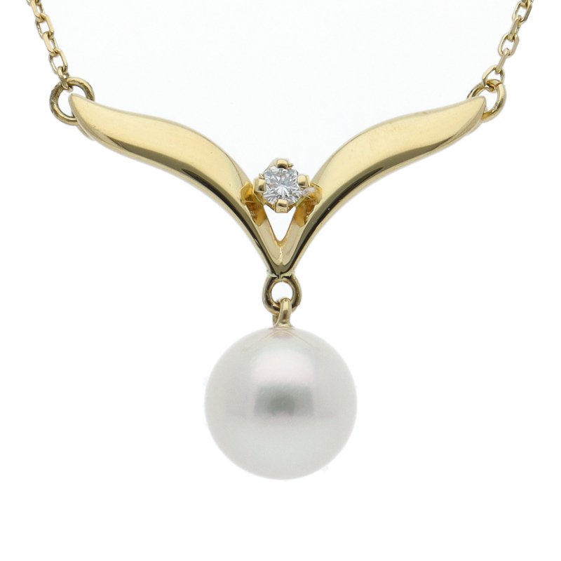 Mikimoto - Κολιέ - 18 καράτια Κίτρινο χρυσό #1.0