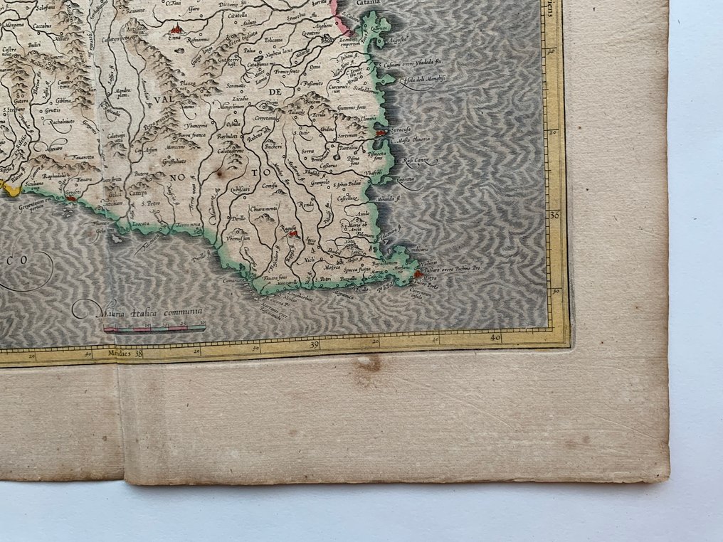 Italy - Sicily; G. Mercator - Siciliae Regnum - 1621-1650 #4.3