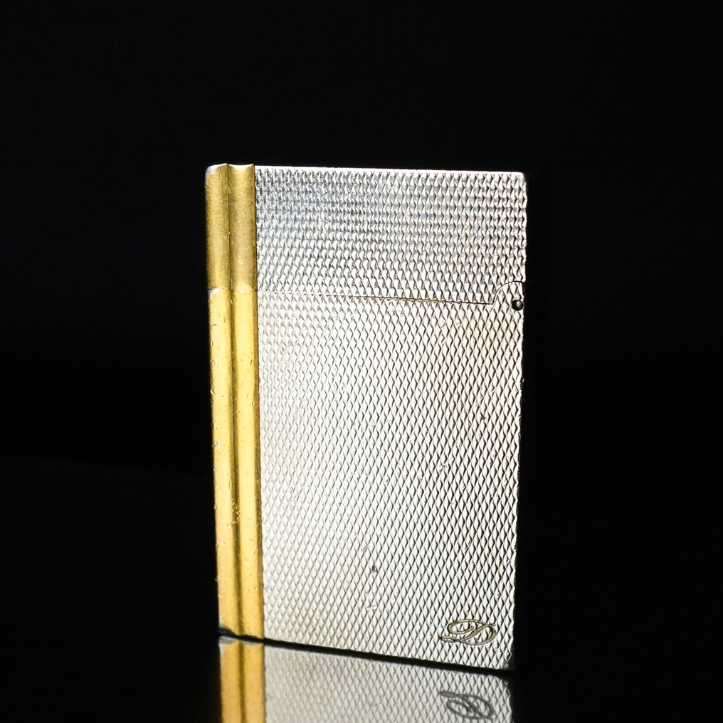 S.T. Dupont - Vintage Gas Lighter Gatsby Rare Model - Ingen mindstepris - Lighter - Forgyldt, Forsølvet #3.2