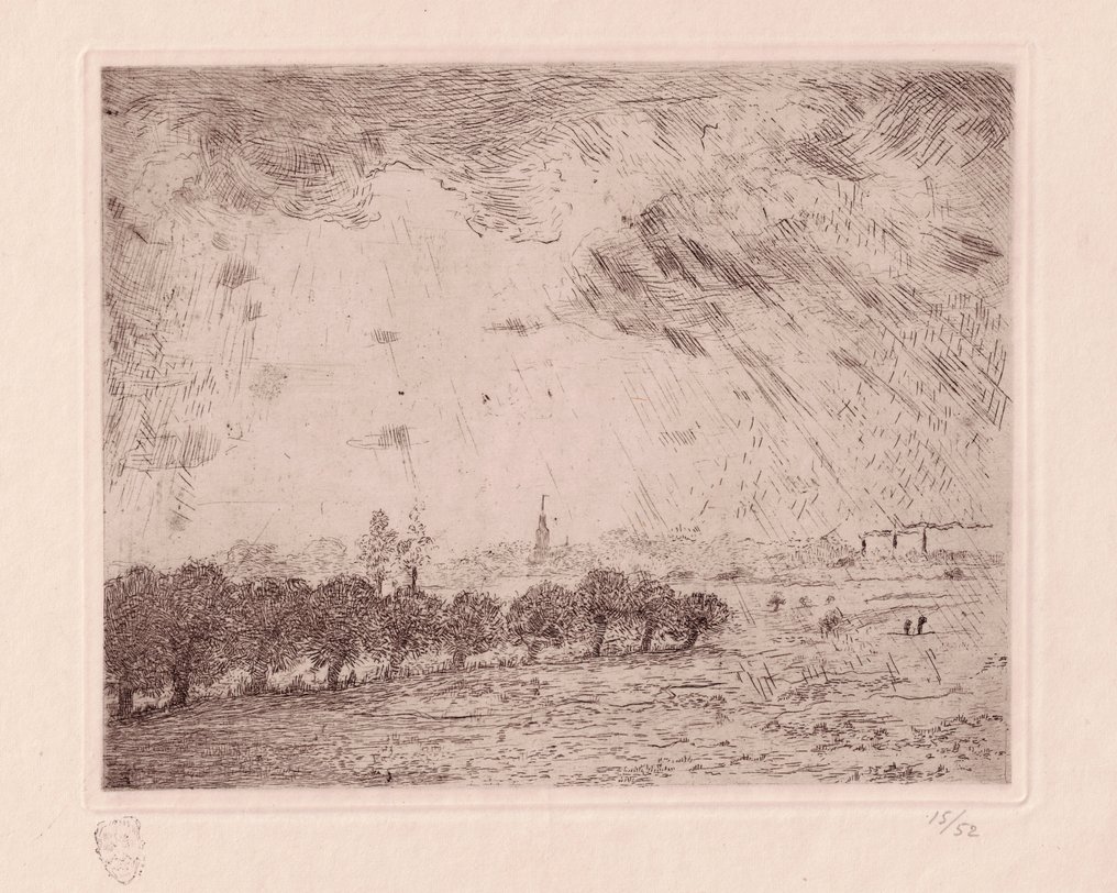 Sir Frank Brangwyn (1867-1956) - Les Nuages - The Clouds - 1909 #1.0