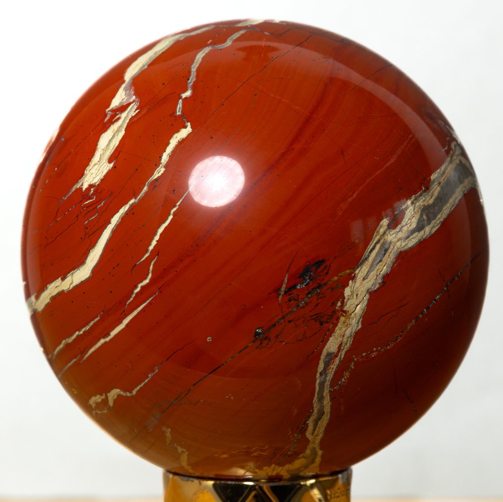 Red Jasper Red Jasper Quality Sphere - Height: 10.06 cm - Width: 10.06 cm- 1460 g #3.2