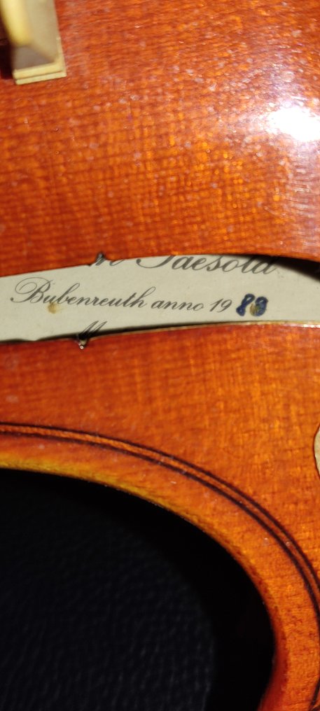Labelled Roderich Paesold - - Violin #3.2