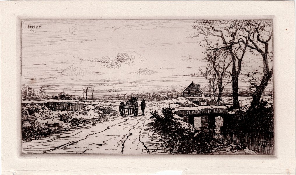 Adolphe Appian (1818-1898) - Chemin de l'étang de Frignon, Isere - 1877 #3.2