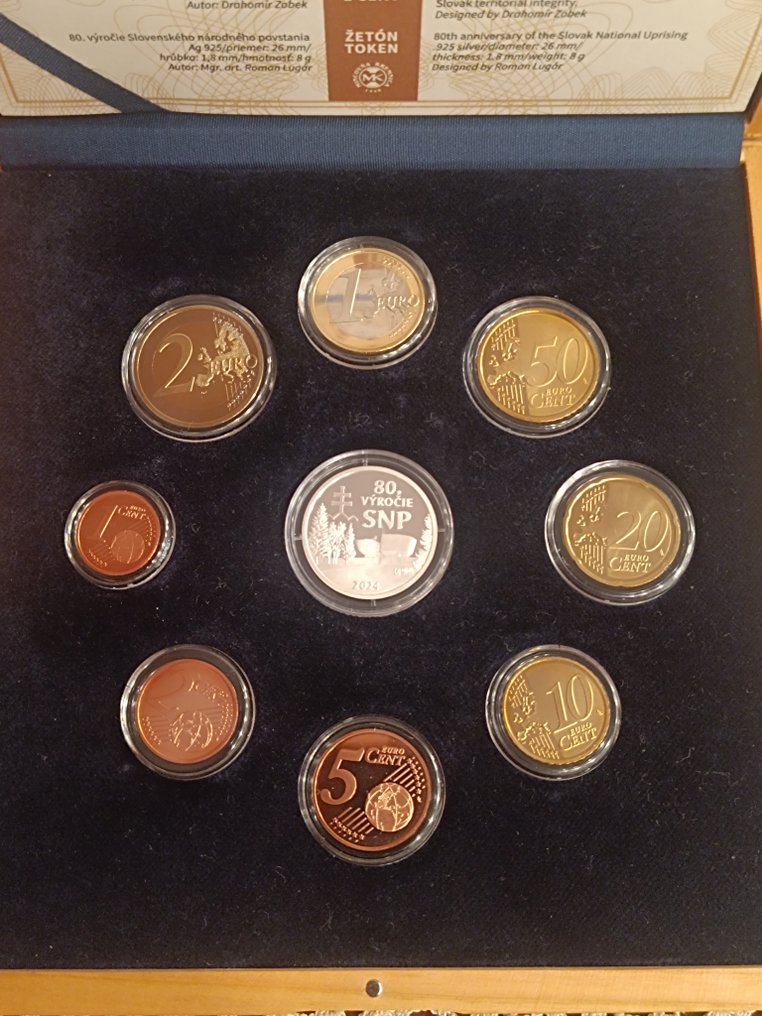 斯洛伐克. Proof Set 2024 "80th anniversary of the Slovak National Uprising" (沒有保留價) #2.1