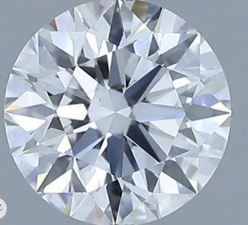 1 pcs Διαμάντι (Φυσικό) - 0.50 ct - Στρογγυλό - E - VS2 - Gemological Institute of America (GIA) #1.0