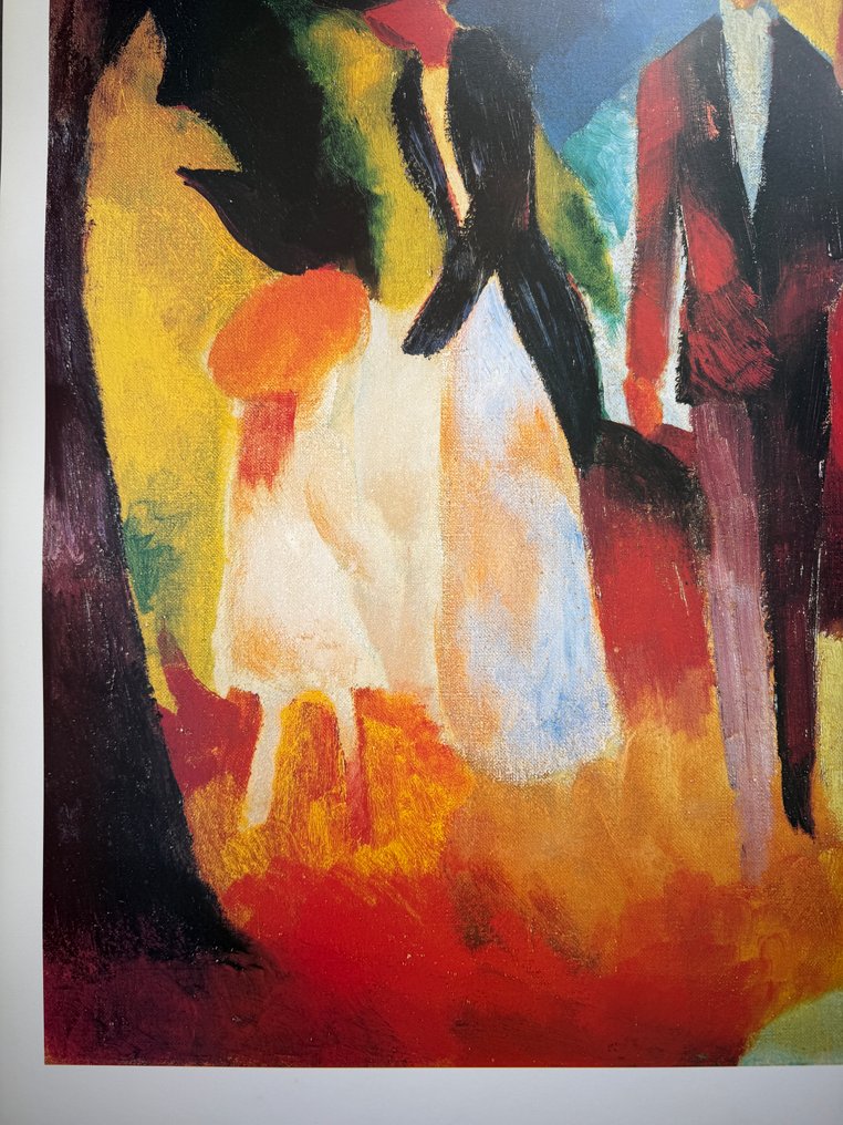 Auguste Macke (1887-1914) - Couple dans un parc #2.1