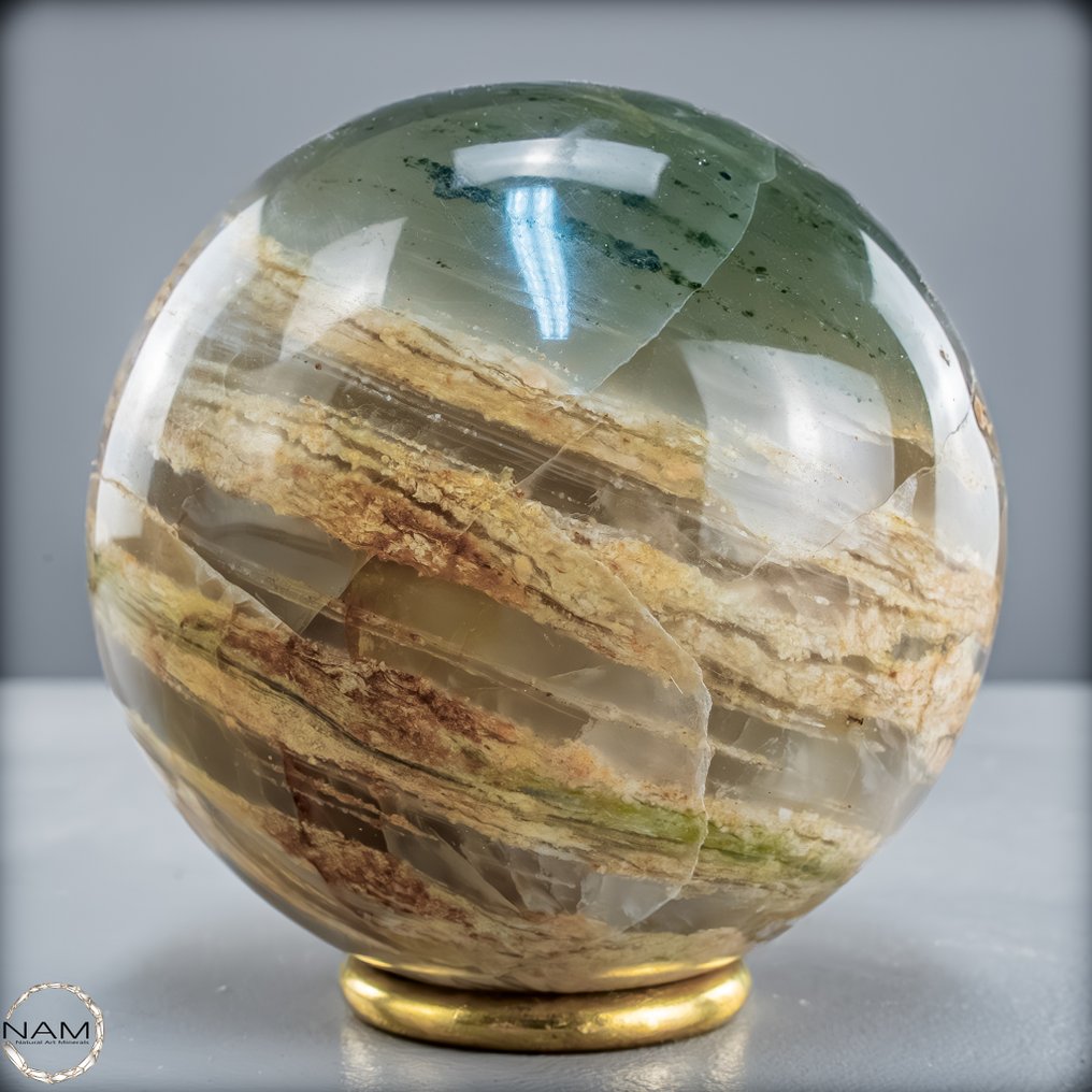 Φυσική σφαίρα χαλαζία κήπου Ένα παράθυρο στη φύση, Βραζιλία- 1082.39 g #1.0