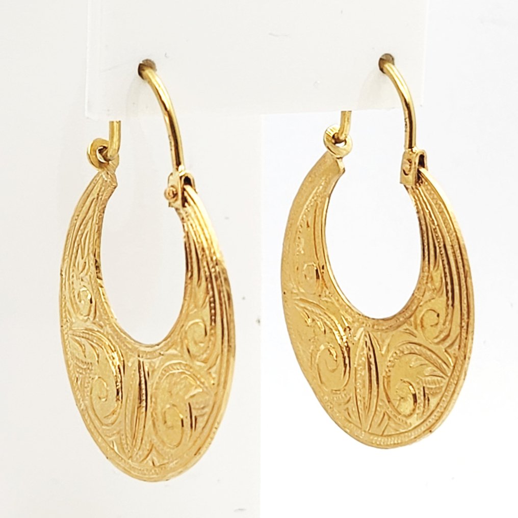 Øreringe - 18 kraat Gulguld #2.1