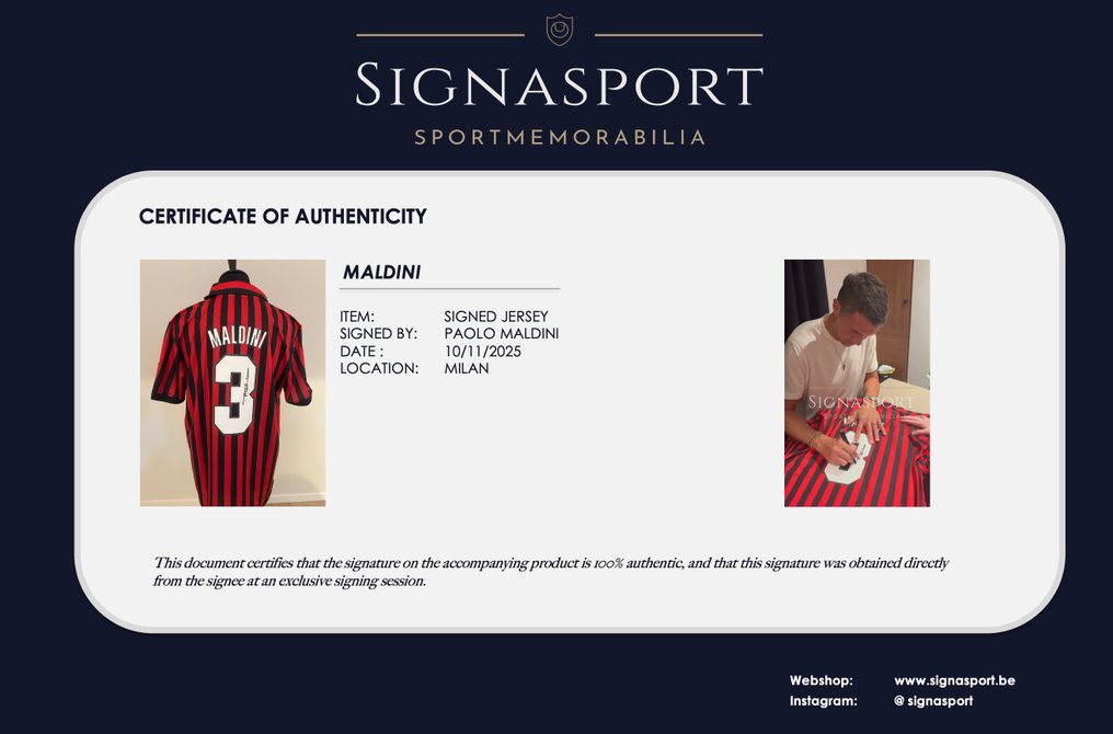 AC Milan - Ιταλικοί διαγωνισμοί - Paolo Maldini - Ποδοσφαιρική φανέλα #2.1