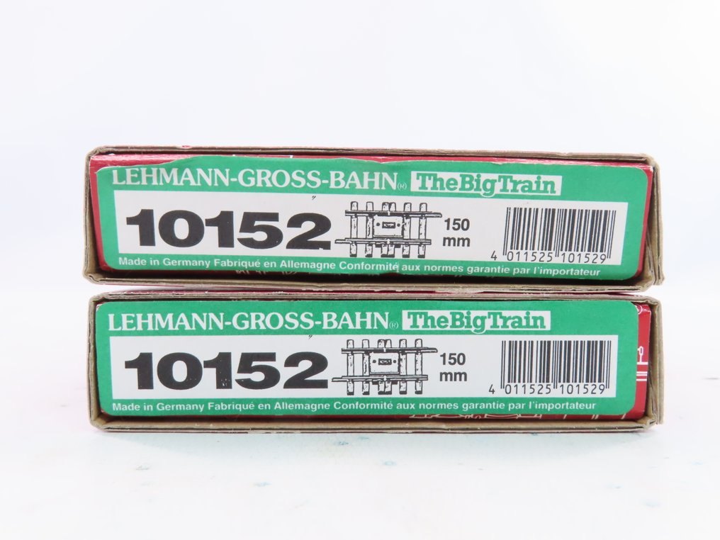 LGB G - 10152 - Voie ferrée pour trains miniatures (2) - Section de rail interrompue, ensemble de commutation, laiton. #4.3