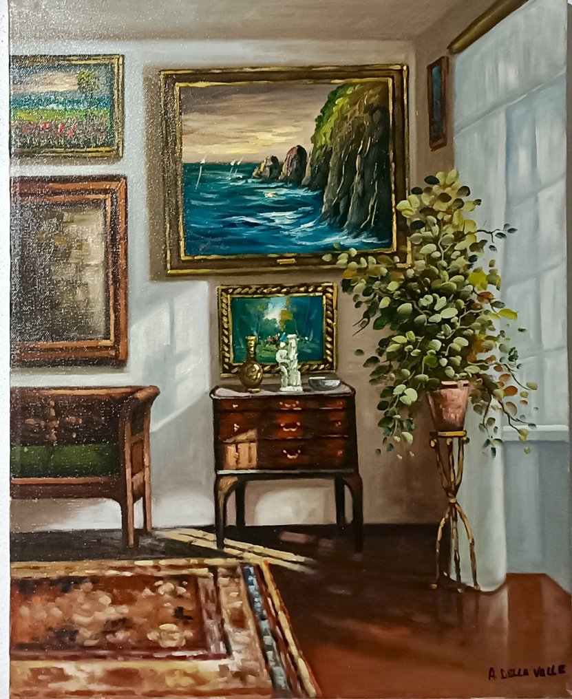 A. Della Valle (XX-XXI), da Carl Vilhelm Holsøe - Interno Danese (classico) #3.2