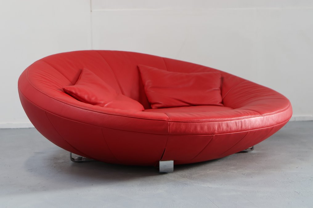 de Sede - Jane Worthington - Soffa - DS-152 - Läder, Trä, Metall #1.0