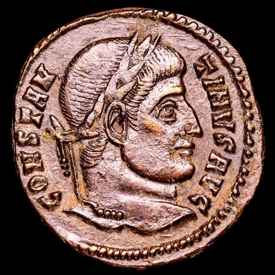 Ρωμαϊκή Αυτοκρατορία. Constantine I (AD 306-337). Follis Rome mint, 321 A.D. D N CONSTANTINI MAX AVG, VOT XX in wreath.  (χωρίς τιμή ασφαλείας) #1.0