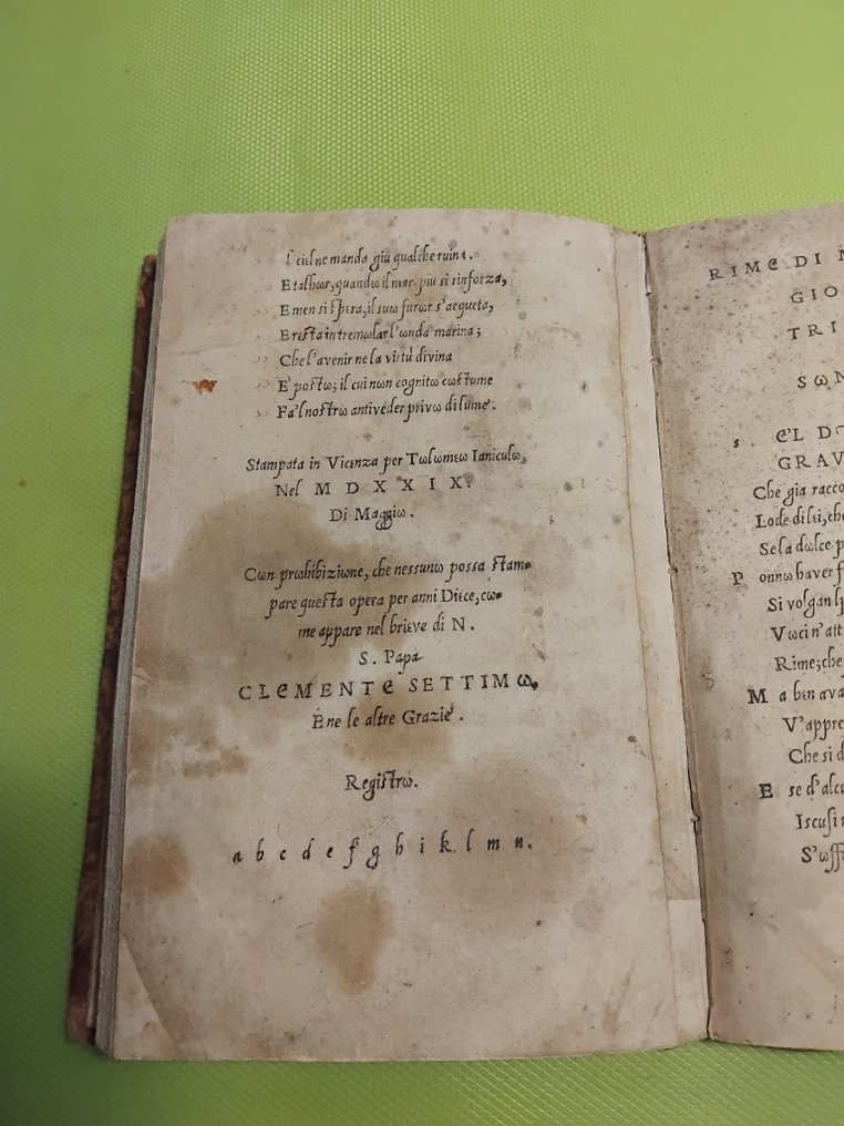 Giovan Giorgio Trissino - Sophonisba + Rime - 1529 #2.1