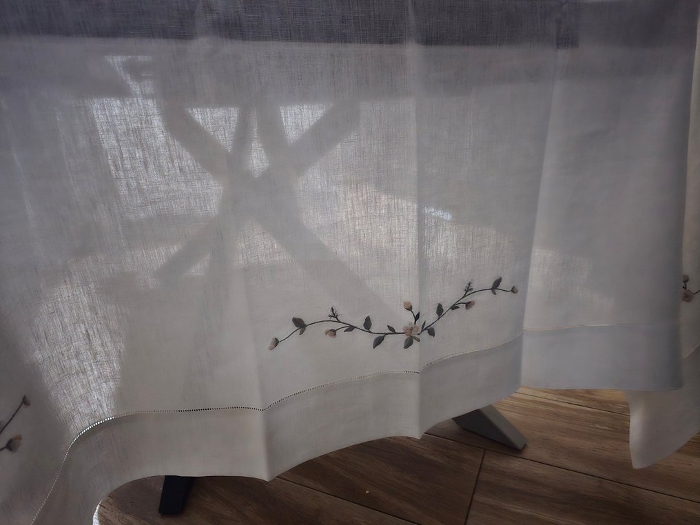 Mantel - 280 cm - 185 cm - mantel bordado #3.2