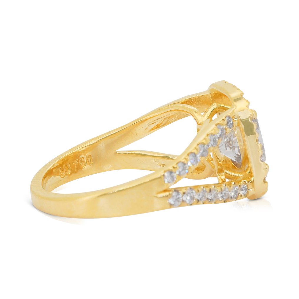 Gyűrű - 18 kt. Sárga arany - 2.01ct. tw. Gyémánt (Természetes) - Gyémánt #2.1