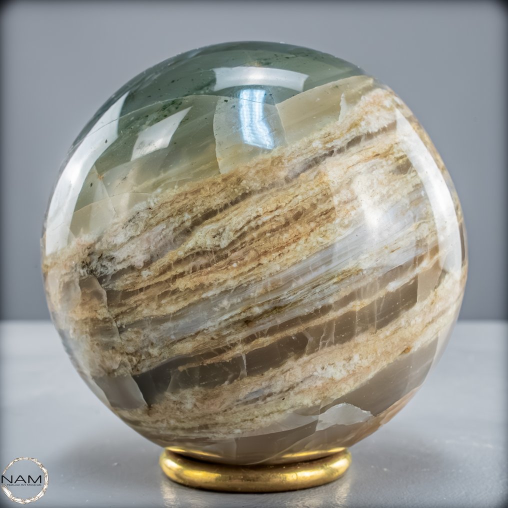 Φυσική σφαίρα χαλαζία κήπου Ένα παράθυρο στη φύση, Βραζιλία- 1082.39 g #2.1