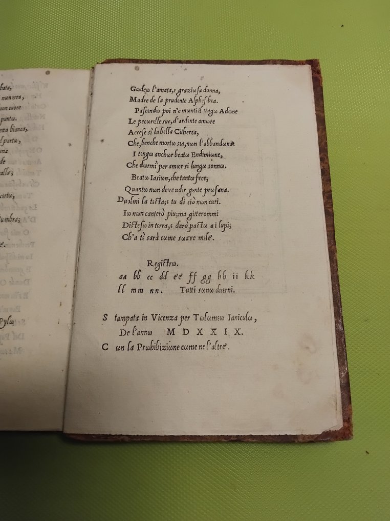 Giovan Giorgio Trissino - Sophonisba + Rime - 1529 #4.3