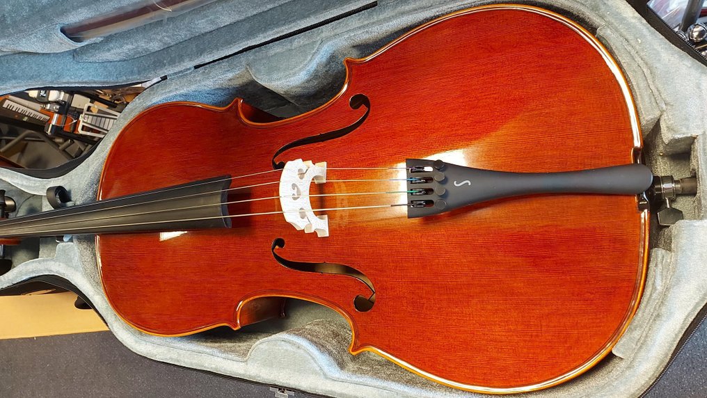 Stentor - 3/4, handmade SR1586 Conservatoire met strijkstok en koffer - - Violonchelo #2.1