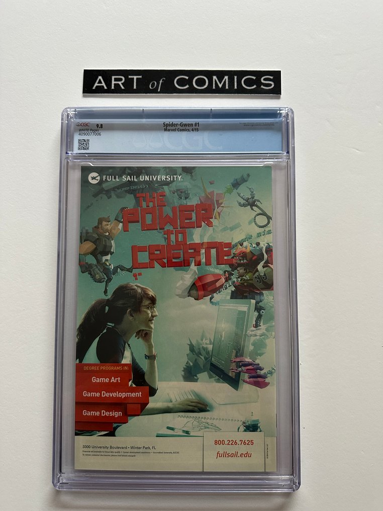 Spider-Gwen #1 - CGC 9.8 - 1 Graded comic - Prima edizione - 2015 #1.0
