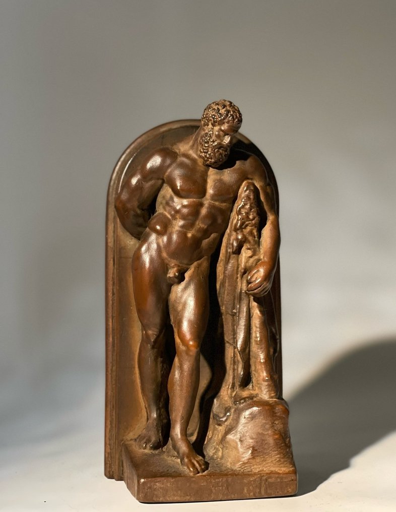 Sculpture, Hercules - 17 cm - Ceramic #1.0