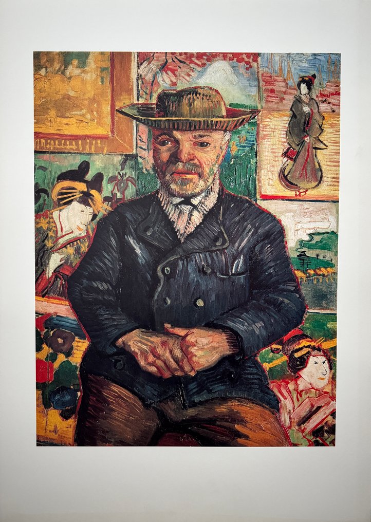 Van Gogh Vincent (1853 - 1890) (D'aprés) - Le portrait de père Tanguy #1.0