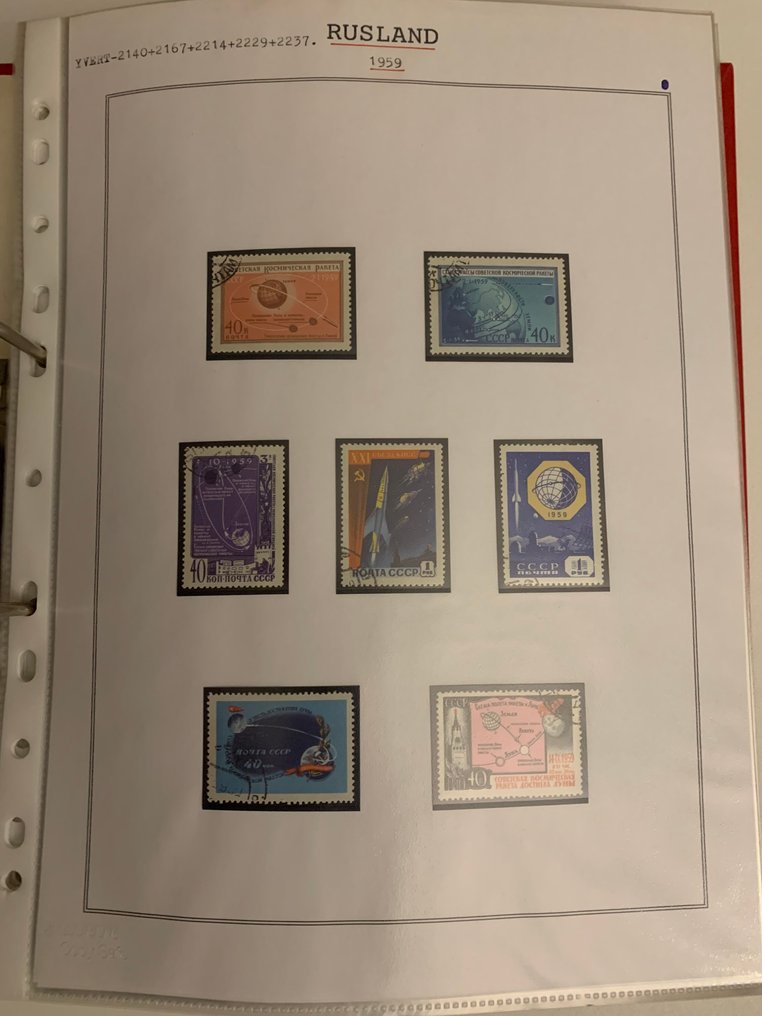 USSR-Russia 1957/2000 - Beautiful Russian space collection (1957-2000): stamps, blocks, and envelopes. #4.3