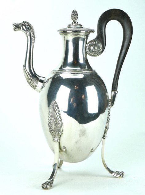 杯具組 - .950 銀, 烏木 - 银质 Verseuse empire #1.0