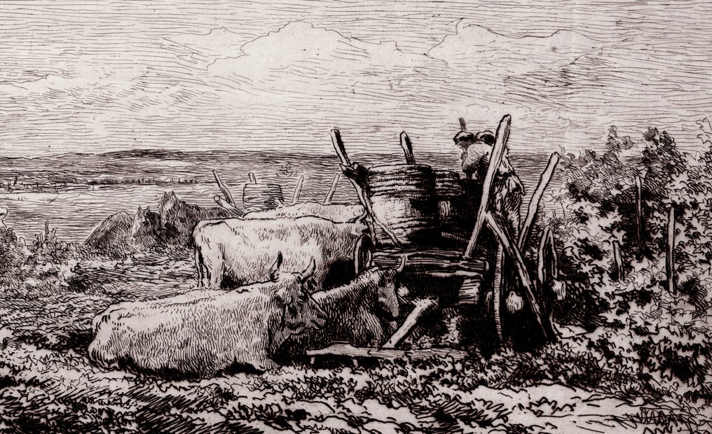 Charles Daubigny (1817-1878) - The Vintage, Souvenir of the Morvan - 1865 #2.1