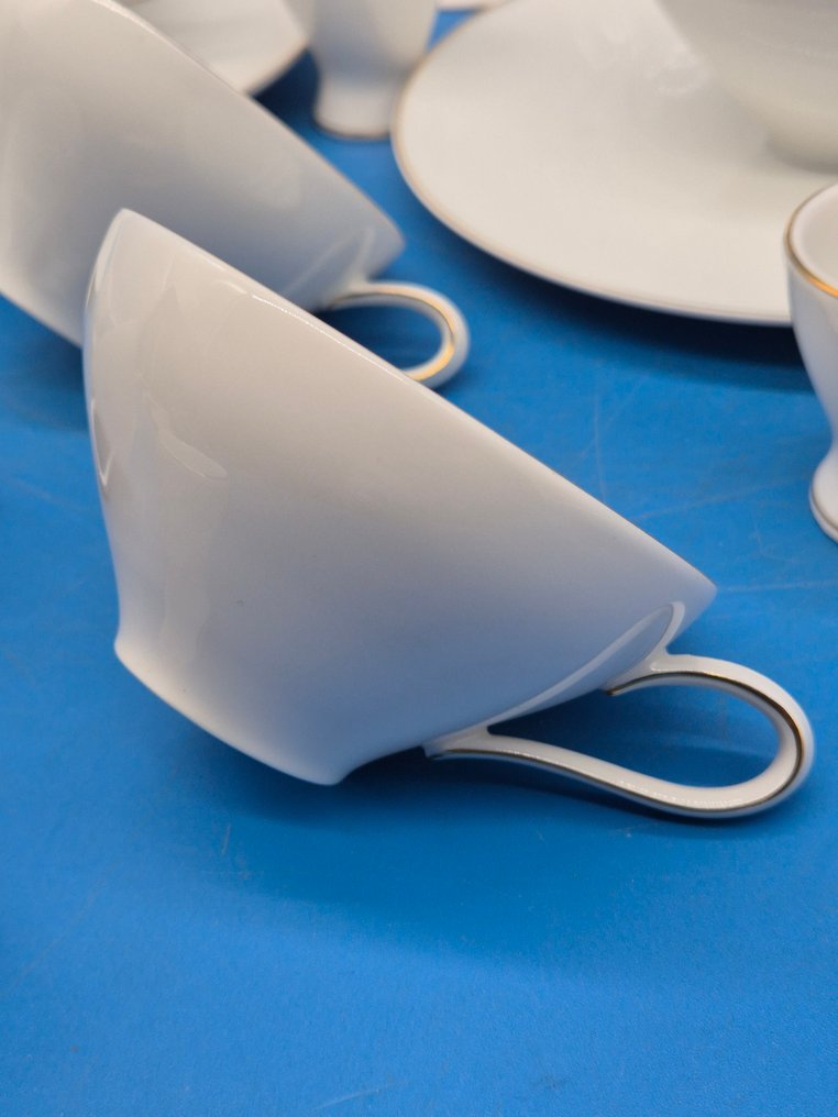 Heinrich & Co. Selb Bavaria – Kaffeeservice mit Goldrand – Porzellan, 20. Jahrhundert - Set de cafea - Porțelan #3.2