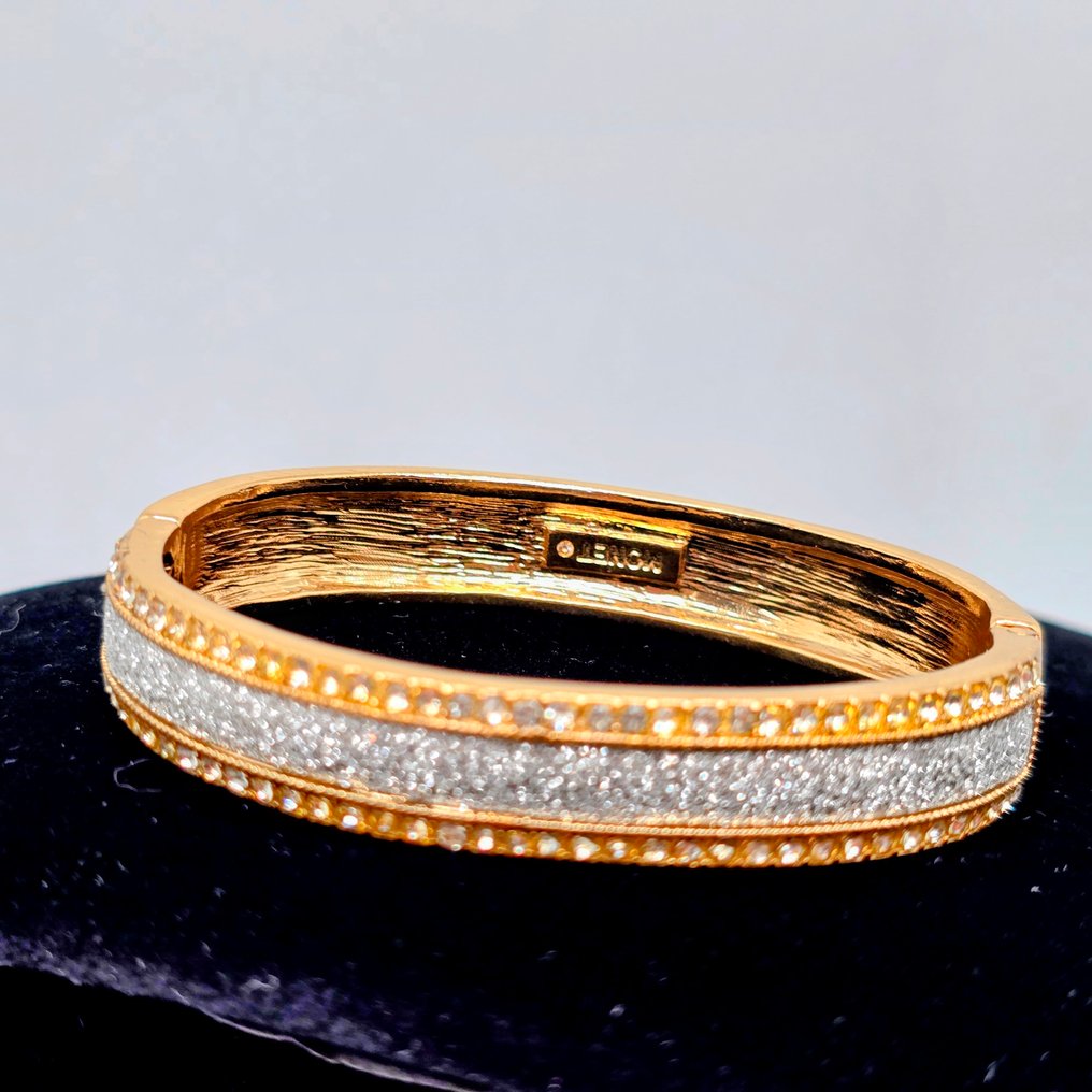 Monet - 鍍金 - 手鈪 - 复古明亮水晶 #1.0