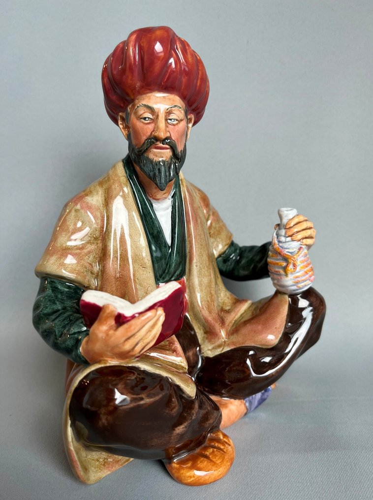 Royal Doulton - Figuriini - Omar Khayyám (11e–12e eeuw), beroemde Perzische dichter en filosoof - Posliini #1.0