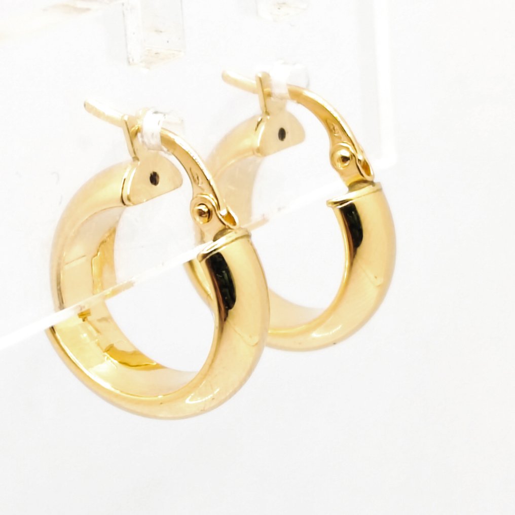 Ingen mindstepris - Øreringe - 18 kraat Gulguld #3.2