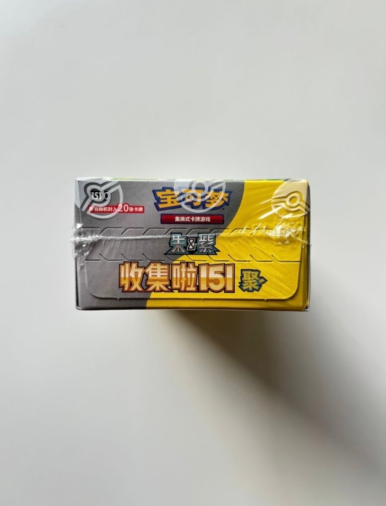 Pokémon - 1 Box - Pokemon Collect 151 Gathering Fat Box Simplified Chinese 151 Jumbo Display Card Box Sealed - Scarlet & Violet - Scarlet & Violet 151 #3.2